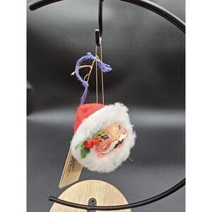 Vintage 1997 Annalee Mobilitee Dolls Santa Ornament Christmas‎
